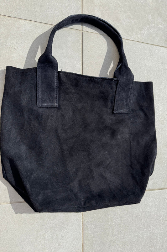 Sac cuir cabas NOIR MAENA