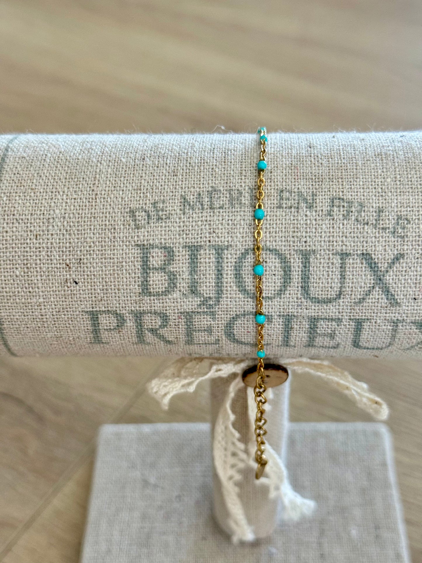 Bracelet petites perles Turquoise LOUNA