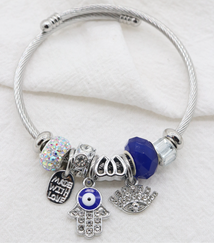 Bracelet breloque ELSA ARGENT