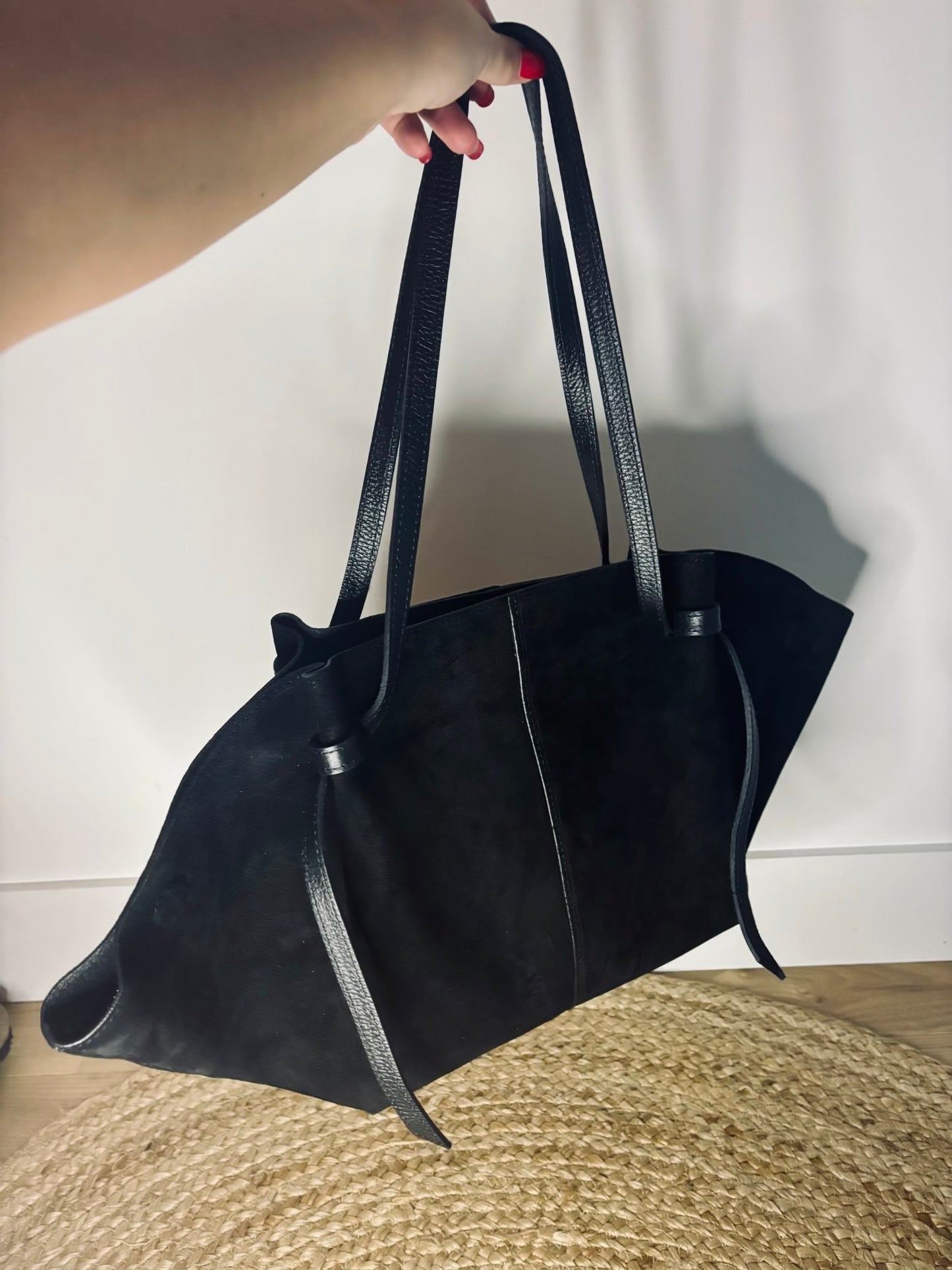 Grans sac en cuir NOIR CARLA