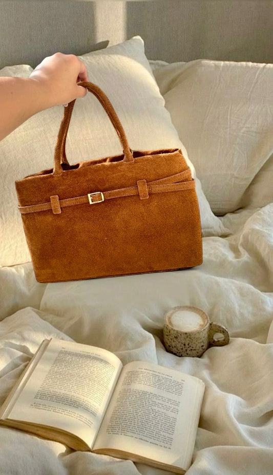 Sac cuir CAMEL CLARA